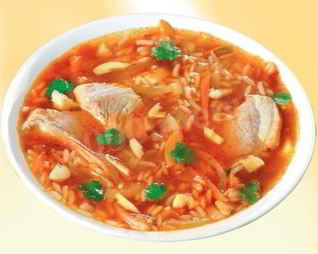 Куриный суп-харчо с Ткемали