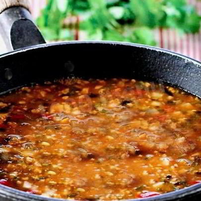 Постный суп харчо