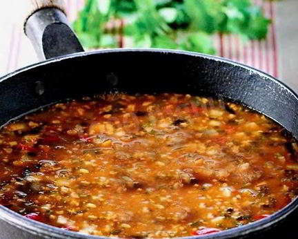 Постный суп харчо