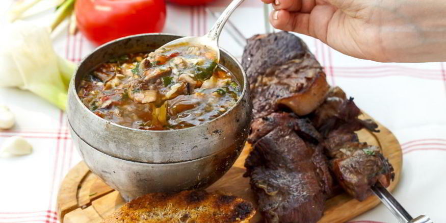 Рецепт шашлыка из барашка и походный харчо