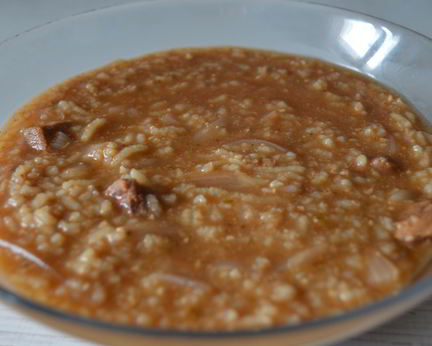 Суп харчо из говядины с грецкими орехами