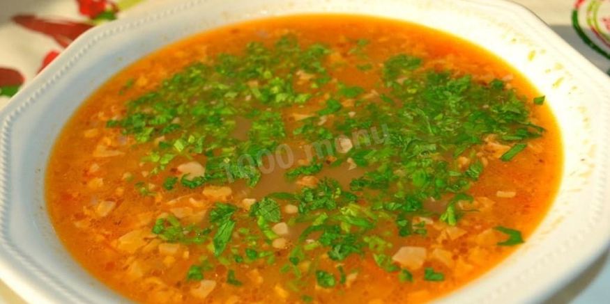 Рецепт супа харчо с говядиной и рисом