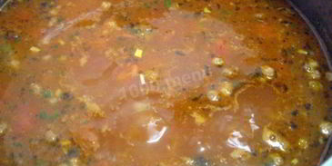 суп харчо с говядиной и рисом