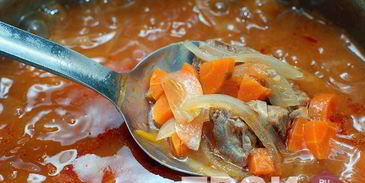 суп харчо с соусом ткемали