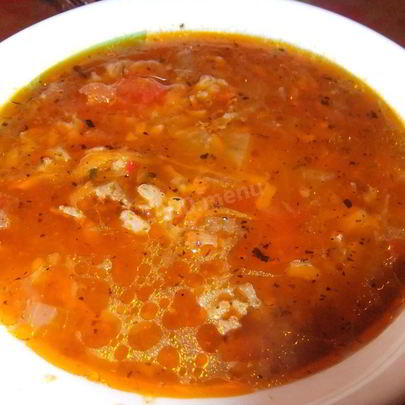 Суп Харчо с тушенкой