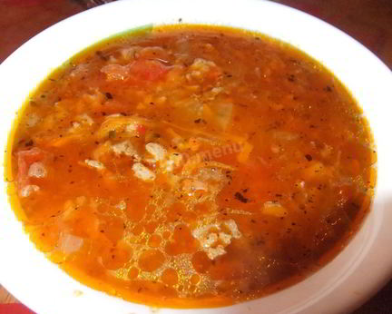 Суп Харчо с тушенкой