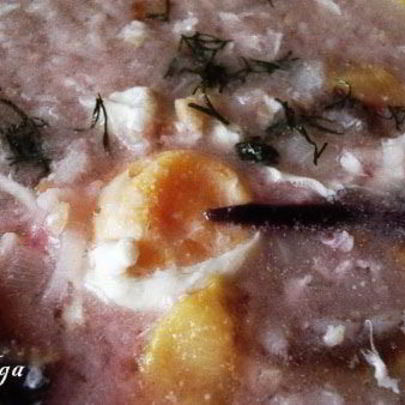 Суп Харчо с яйцом и сливами