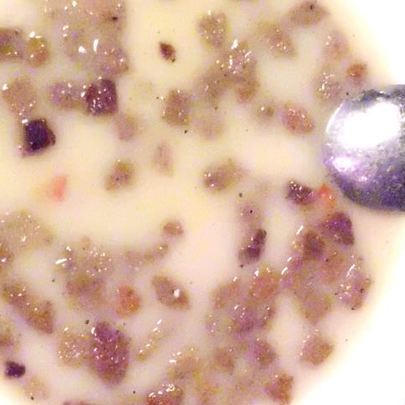 Белый суп-пюре по-баварски