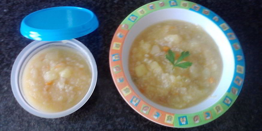 Рецепт детского супа-пюре с мясом