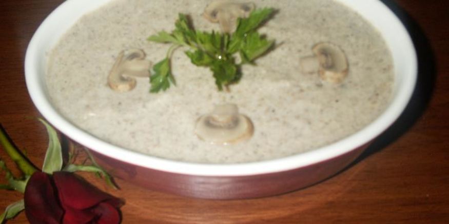 Рецепт грибного супа пюре со сметаной