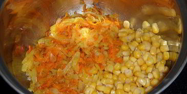 кукурузный суп-пюре с тунцом