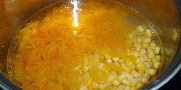 кукурузный суп-пюре с тунцом