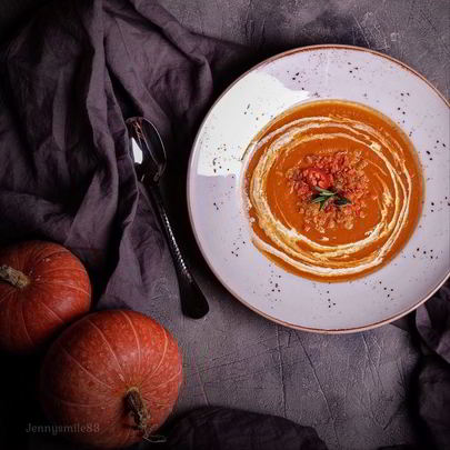 Острый тыквенный суп-пюре