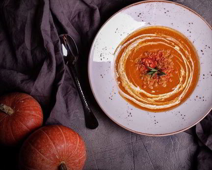 Острый тыквенный суп-пюре