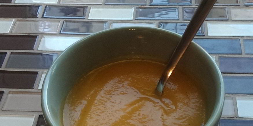 Рецепт овощного супа-пюре с кабачками и чесноком