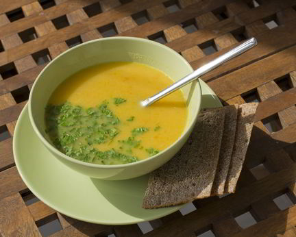 Овощной суп-пюре со сливками