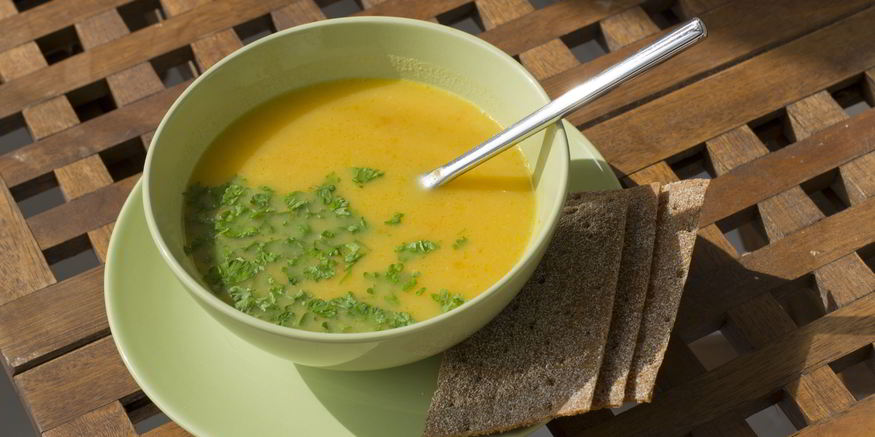 Рецепт овощного супа-пюре со сливками