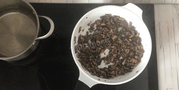 суп пюре грибной со сливками