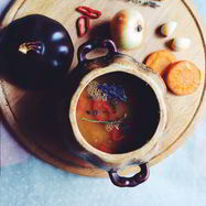 Рецепт Супа-пюре из чечевицы со сладким перцем