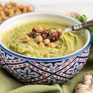 Рецепт Супа-пюре из горошка и нута
