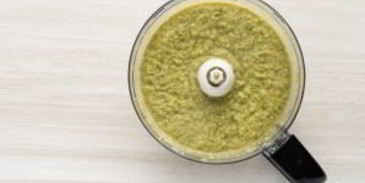 суп-пюре из горошка и нута