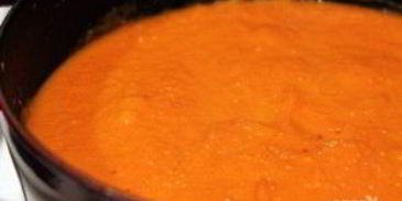 суп-пюре из моркови с фрикадельками