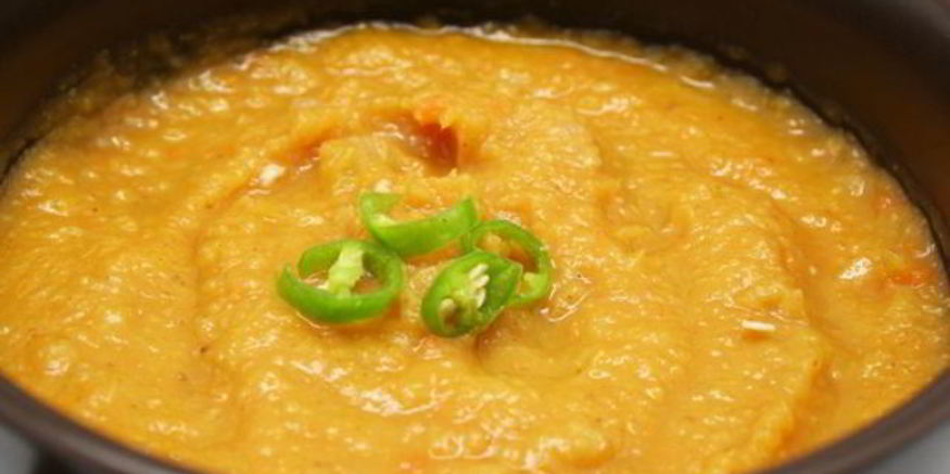 Рецепт супа-пюре из нута и лука порея