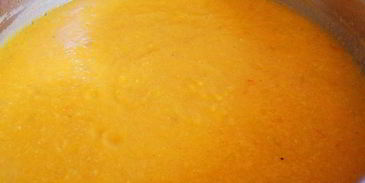 суп-пюре из нута с карри