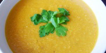 суп-пюре из нута с карри