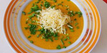 суп-пюре из нута с карри