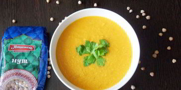 суп-пюре из нута с карри