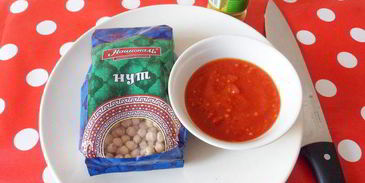 суп-пюре из нута с карри