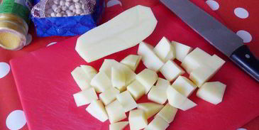 суп-пюре из нута с карри