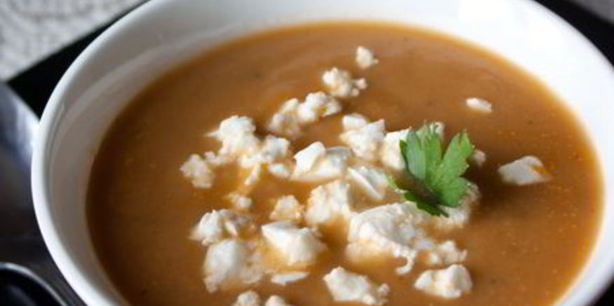 Рецепт супа-пюре из печеных баклажанов