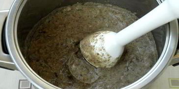 суп-пюре из шампиньонов