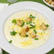 Рецепт Супа-пюре из цветной капусты со сливками