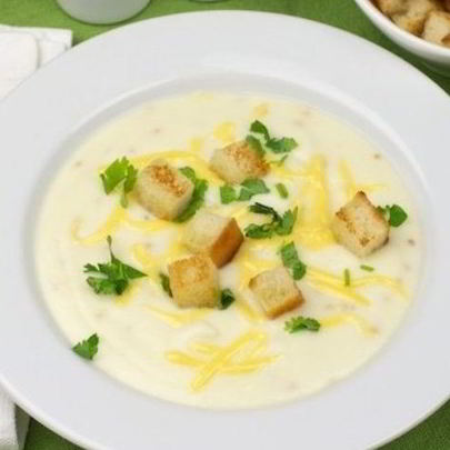 Суп-пюре из цветной капусты со сливками