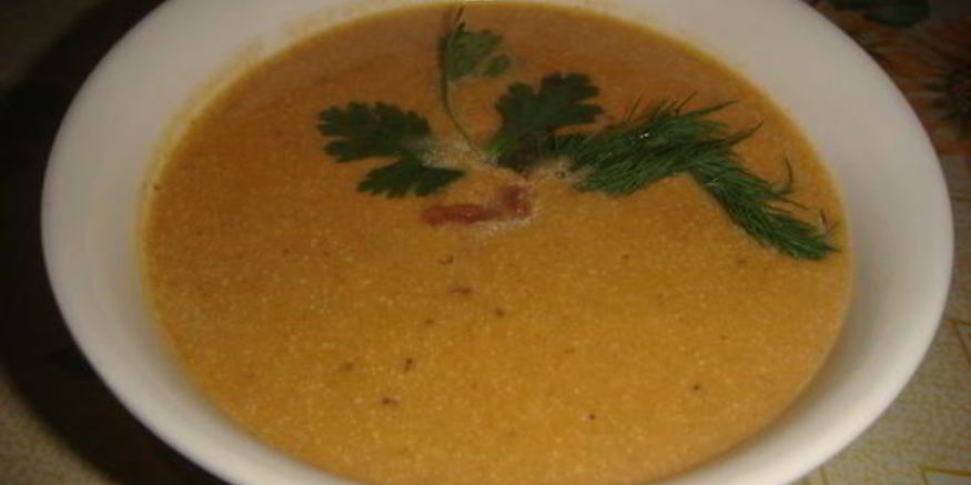 Рецепт супа-пюре из тыквы и морепродуктов