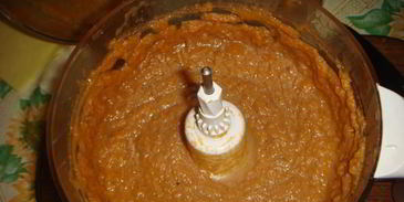 суп-пюре из тыквы и морепродуктов