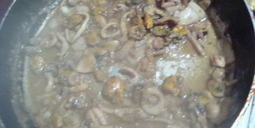 суп-пюре из тыквы и морепродуктов