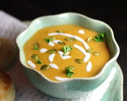 Суп-пюре из тыквы
