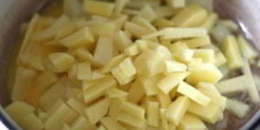 суп-пюре из зеленого лука