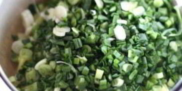 суп-пюре из зеленого лука