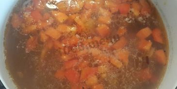 суп-пюре с чечевицей