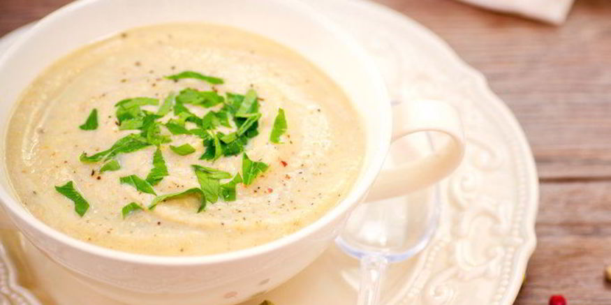 Рецепт супа-пюре с куриной печенкой и цуккини