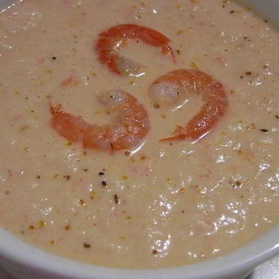 Суп-пюре с морепродуктами