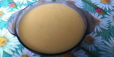 суп-пюре с тыквой и курицей