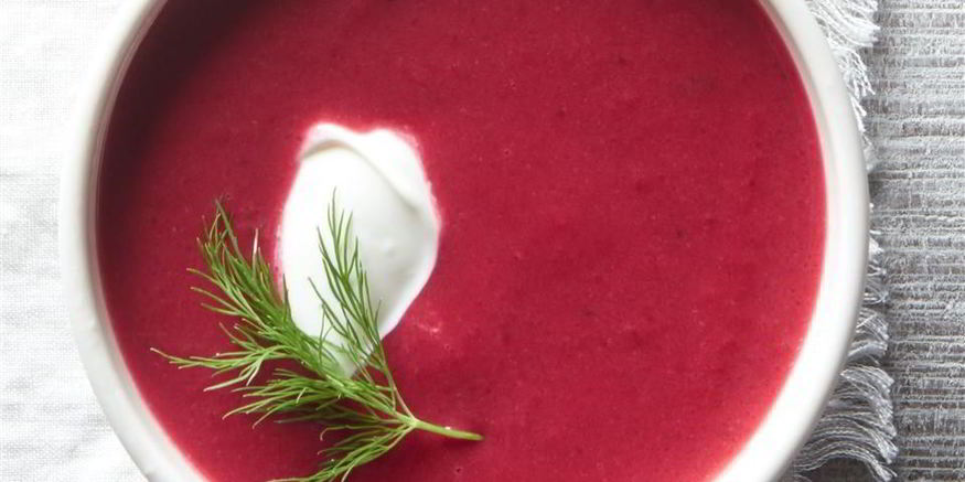Рецепт свекольного супа пюре