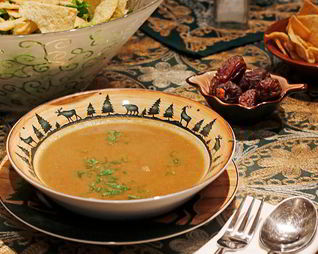 Турецкий суп-пюре из чечевицы