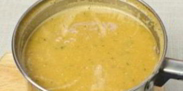 вегетарианский суп-пюре из чечевицы